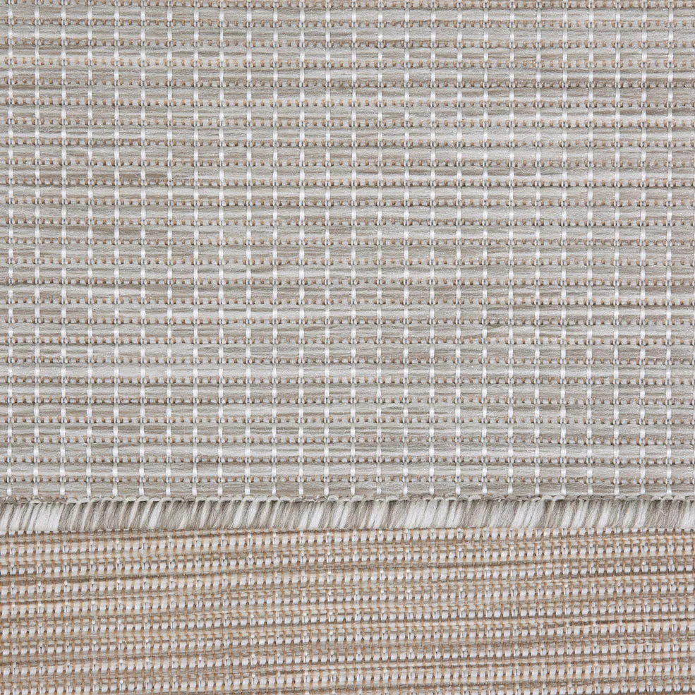 Light Grey Mottled Outdoor Rug - Patio