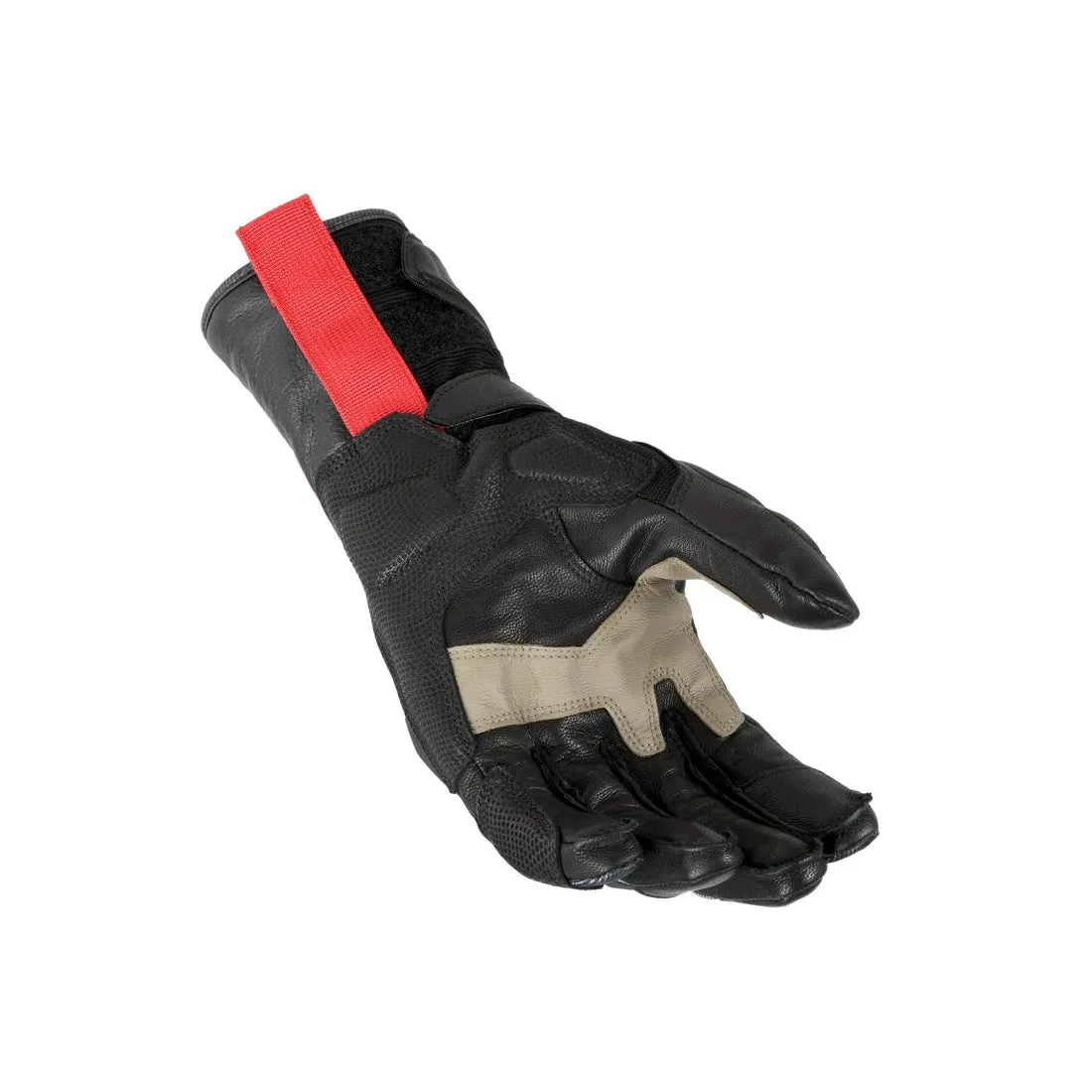 Macna Brawler RTX Textile Gloves Taupe / Red / Black