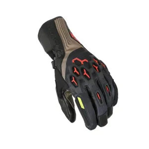 Macna Brawler RTX Textile Gloves Taupe / Red / Black