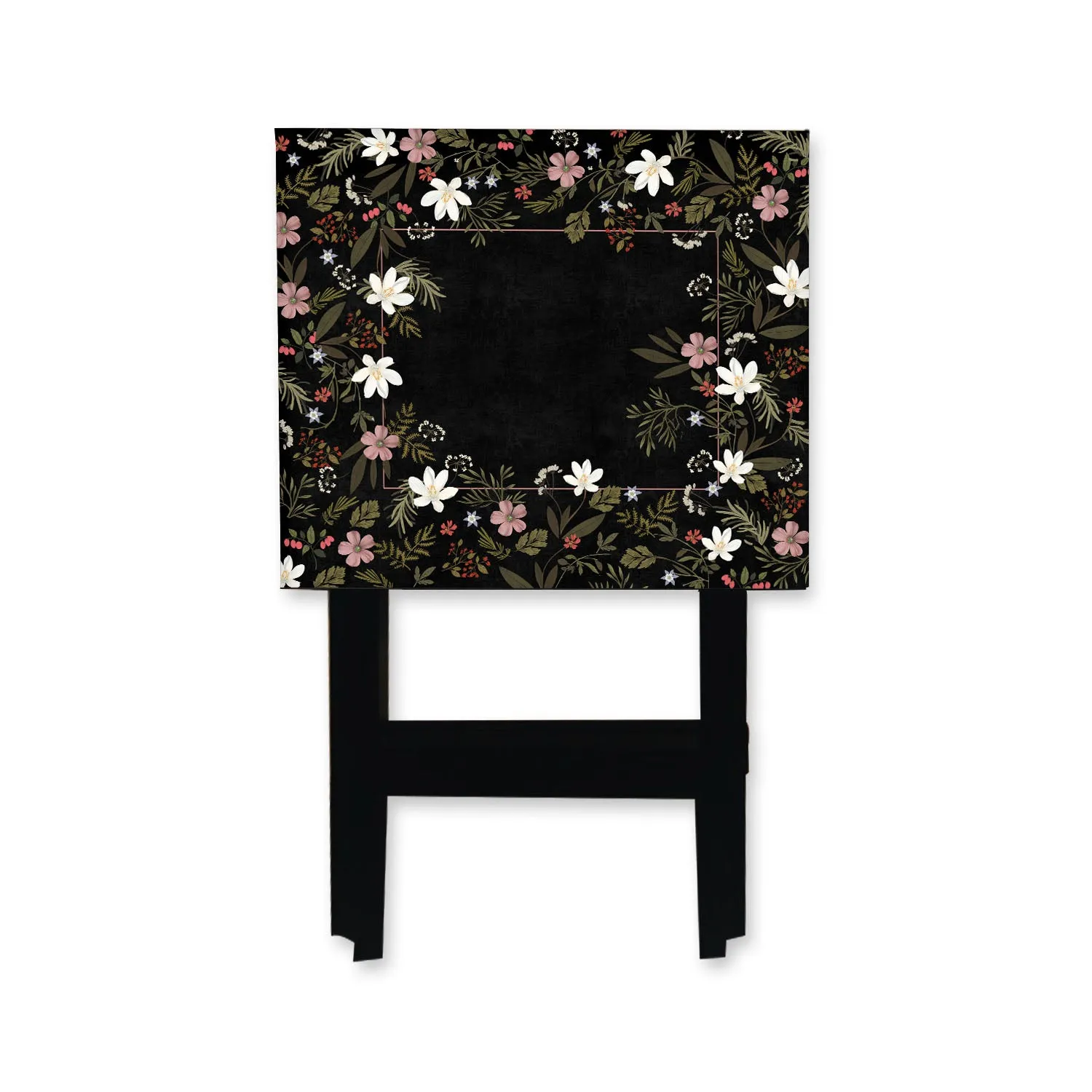 Midnight Blooms Folding Table