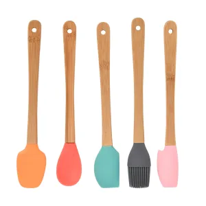 Mini Silicone Spatula Set - Small Kitchen Scraper Spatula For Cooking Baking