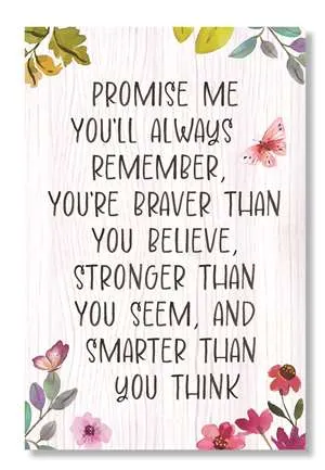 My Word! Well Said Sign - Promise Me