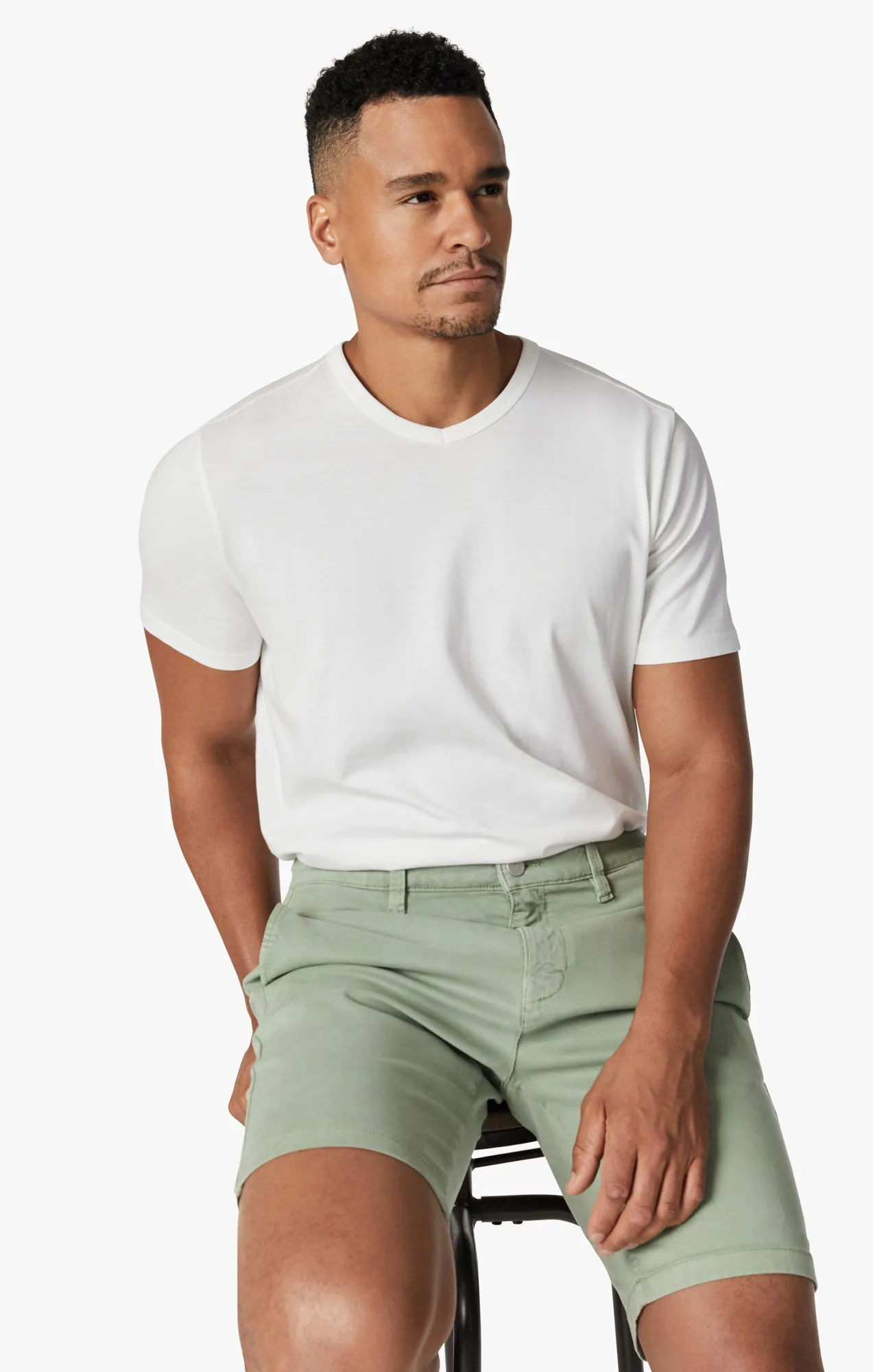 Nevada Shorts in Green Soft Touch