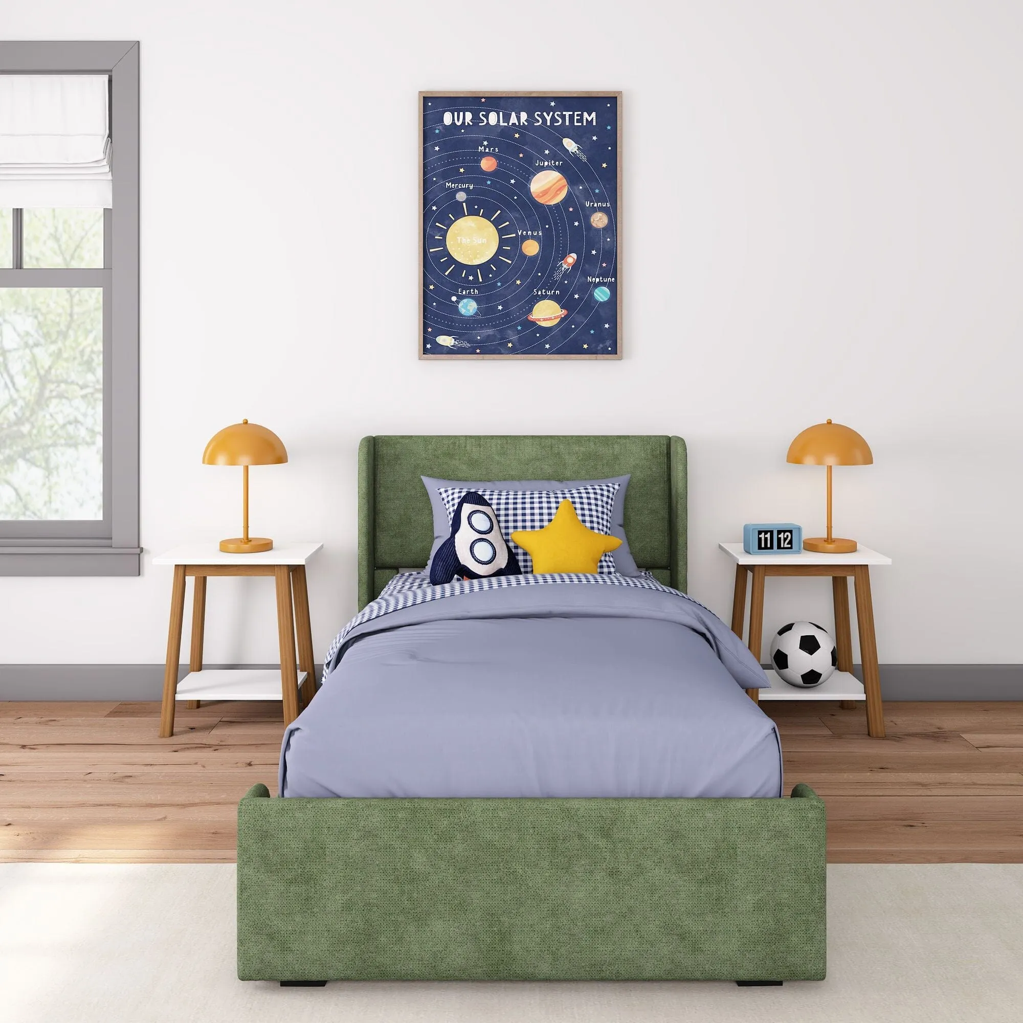 Nicholas Upholstered Twin Bed