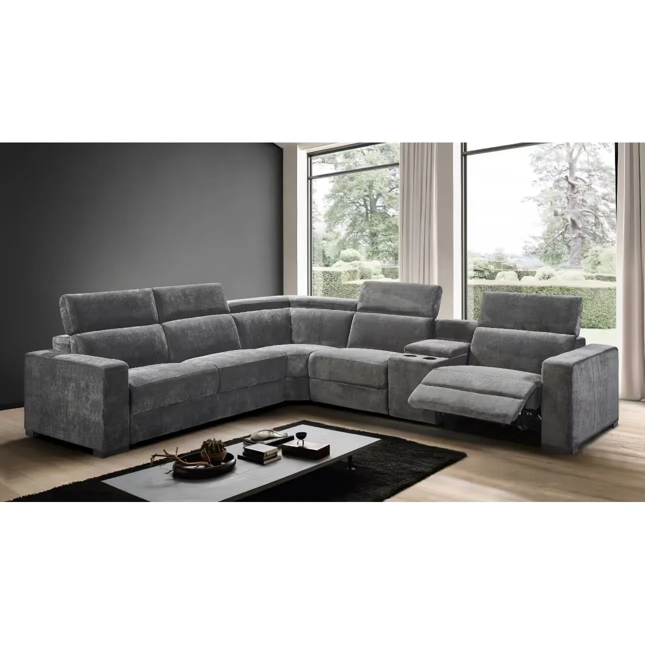 Renada 5 Seater Electric Corner Lounge
