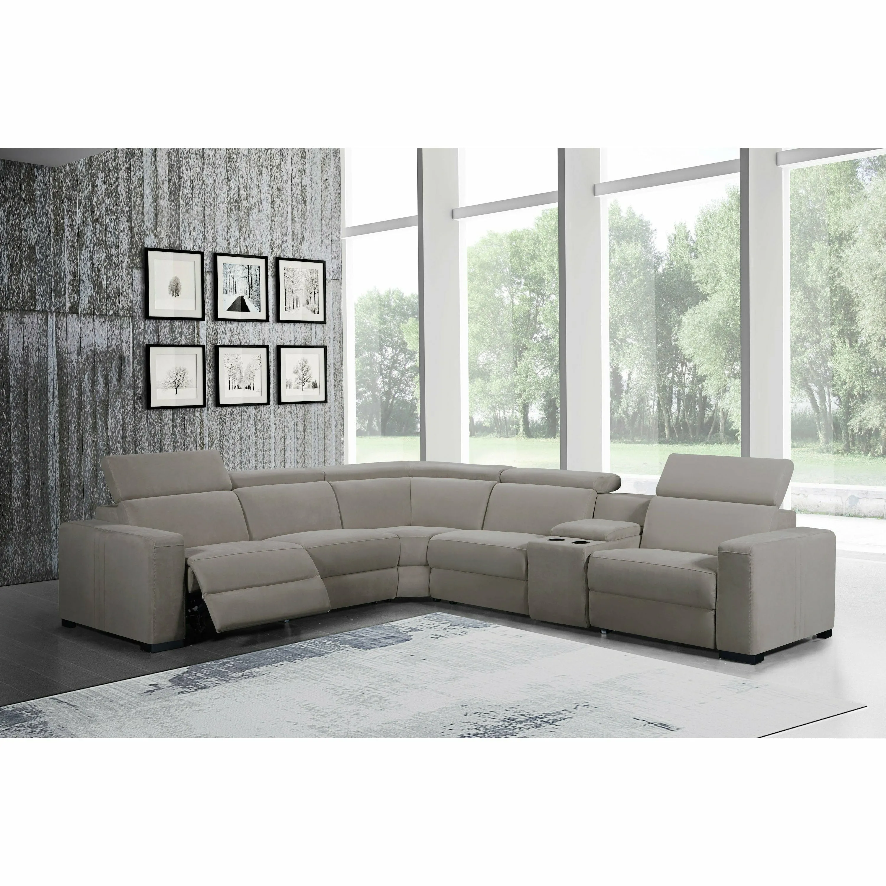Renada 5 Seater Electric Corner Lounge