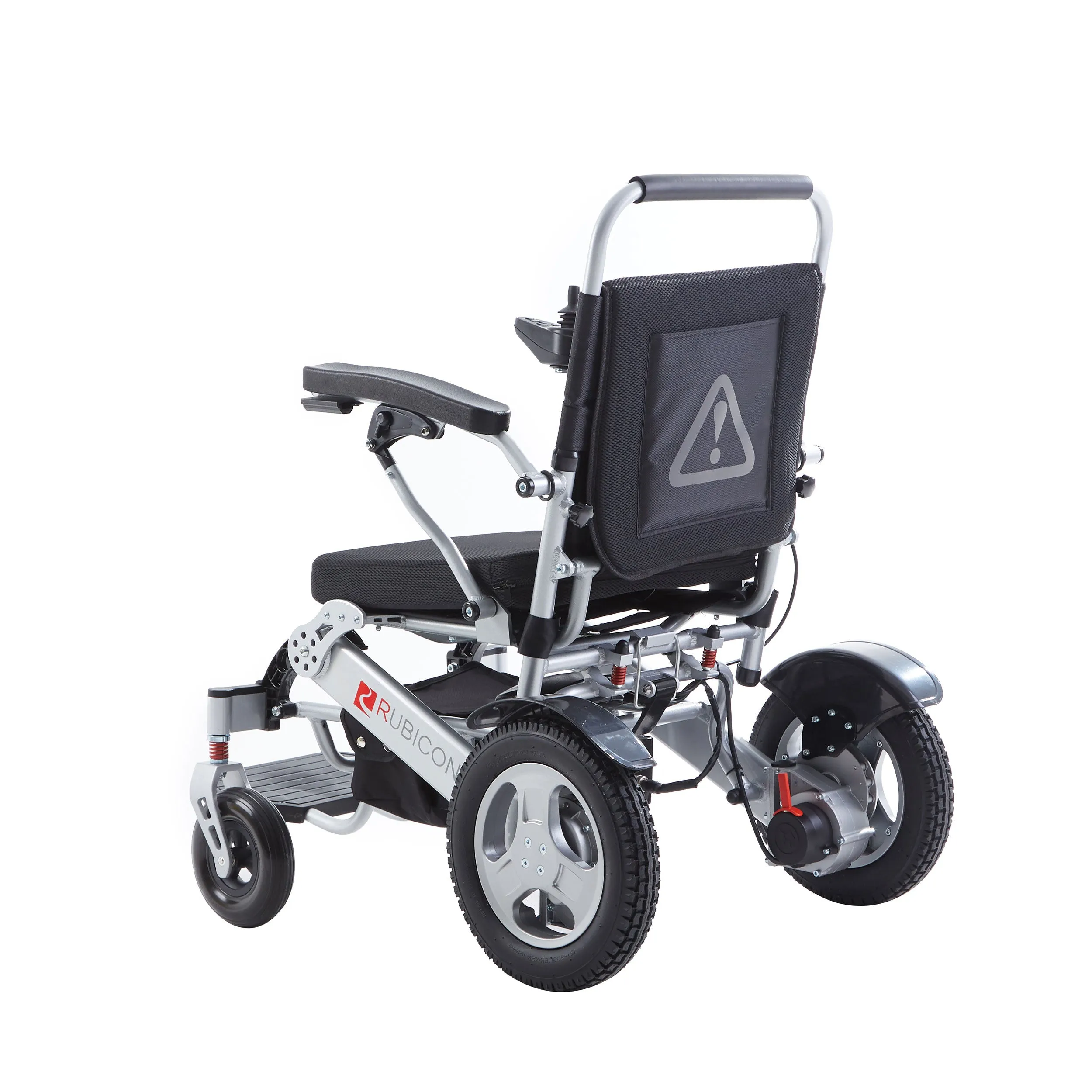 Rubicon DX12 - Deluxe Premium Electric Wheelchair with Brushless Dual Motors: High Quality, Long Range, Foldable | All Terrain Power Wheelchair
