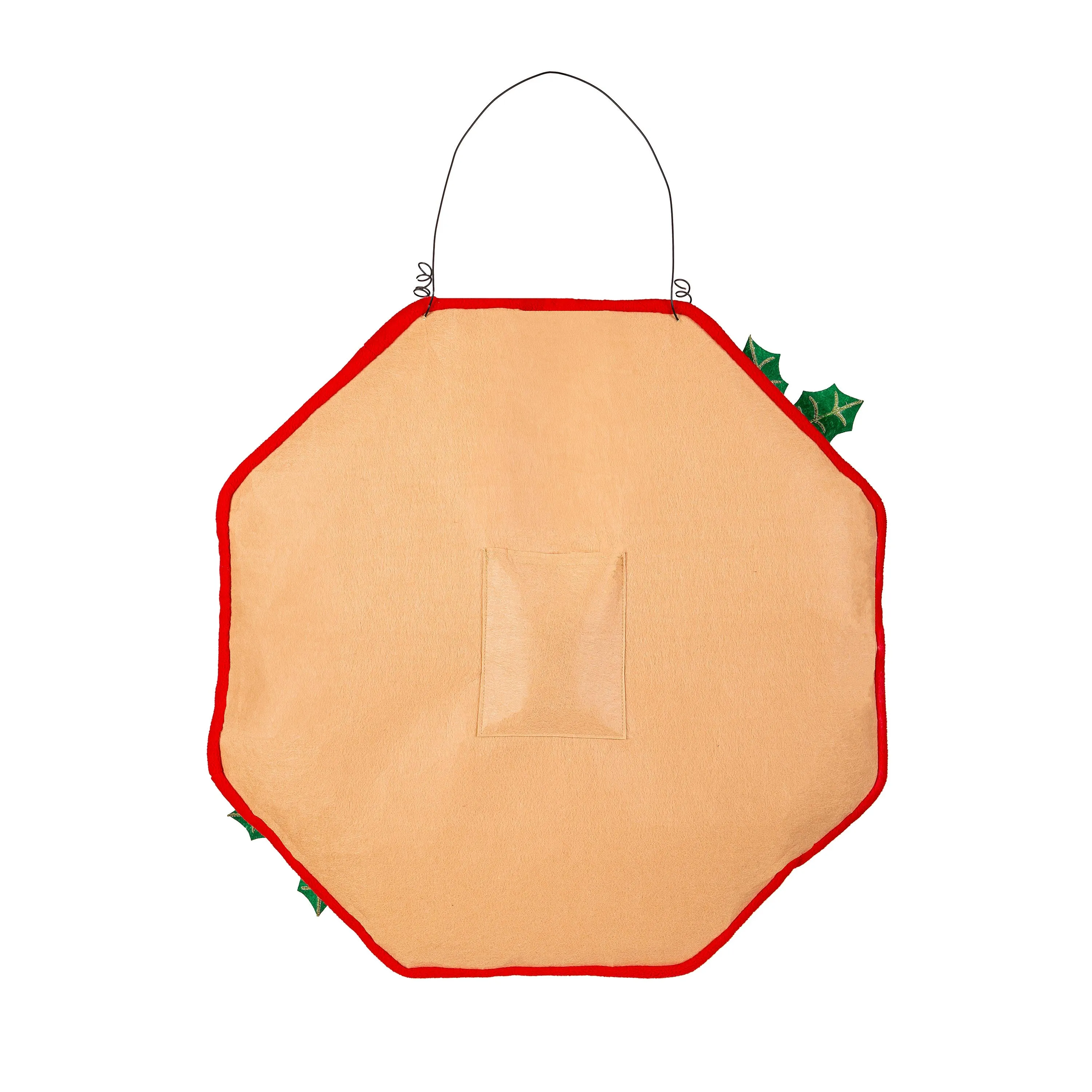 Santa, Please Stop Here Lighted Estate Door Decor
