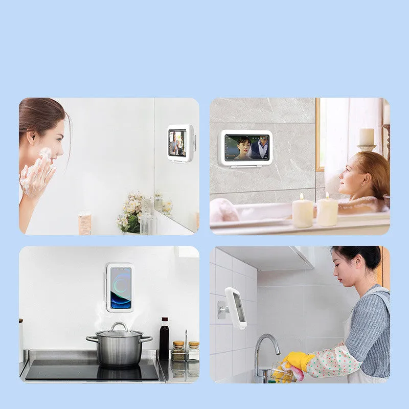 Shower Phone Box Bathroom Waterproof Phone Case Seal Protection Touch Screen Mobile Phone Holder
