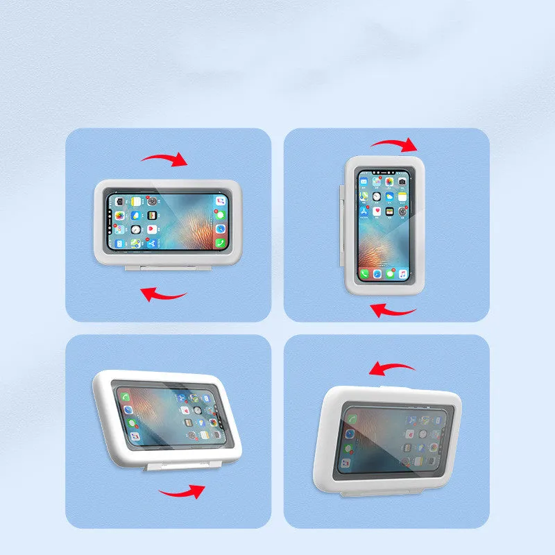 Shower Phone Box Bathroom Waterproof Phone Case Seal Protection Touch Screen Mobile Phone Holder