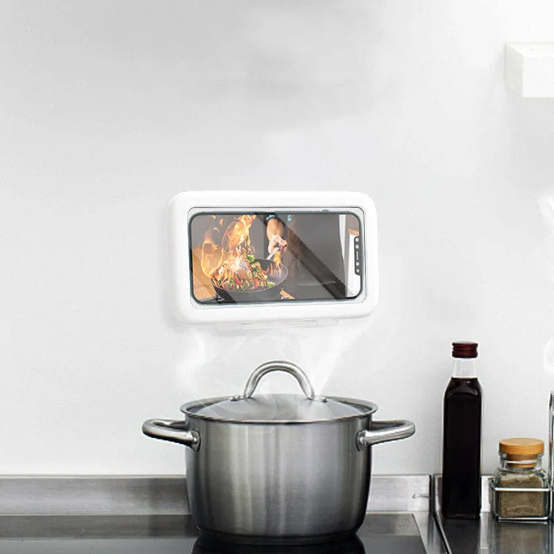 Shower Phone Box Bathroom Waterproof Phone Case Seal Protection Touch Screen Mobile Phone Holder