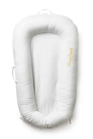 Sleepyhead Deluxe  Pod in Pristine White (0-8 months)