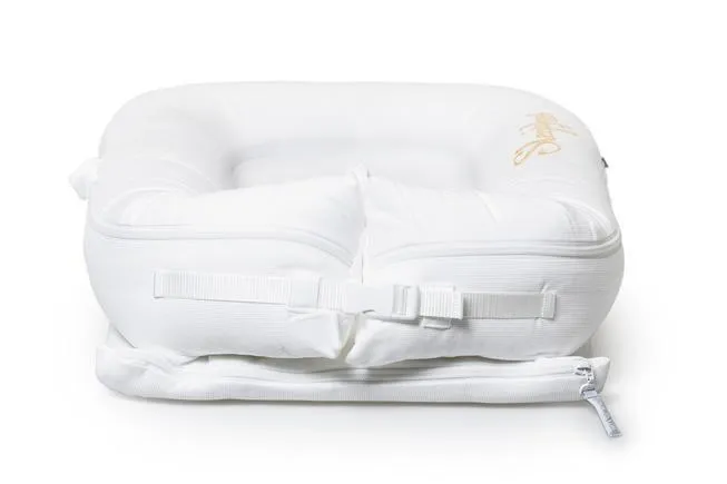 Sleepyhead Deluxe  Pod in Pristine White (0-8 months)