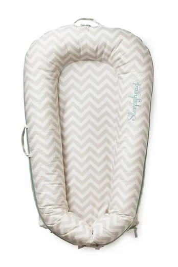 Sleepyhead Deluxe  Pod in Silver Lining (0-8 months)
