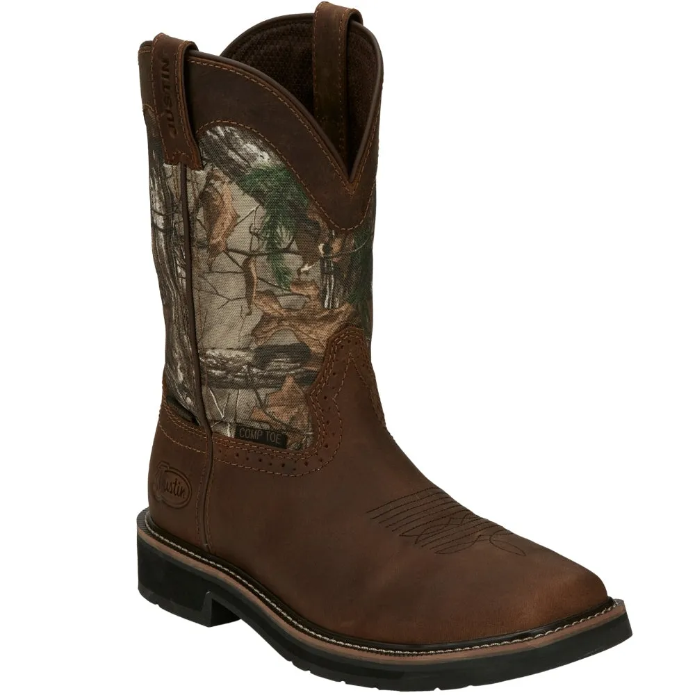 Trekker Camo 11 inch Electrical Composite Toe Work Boots