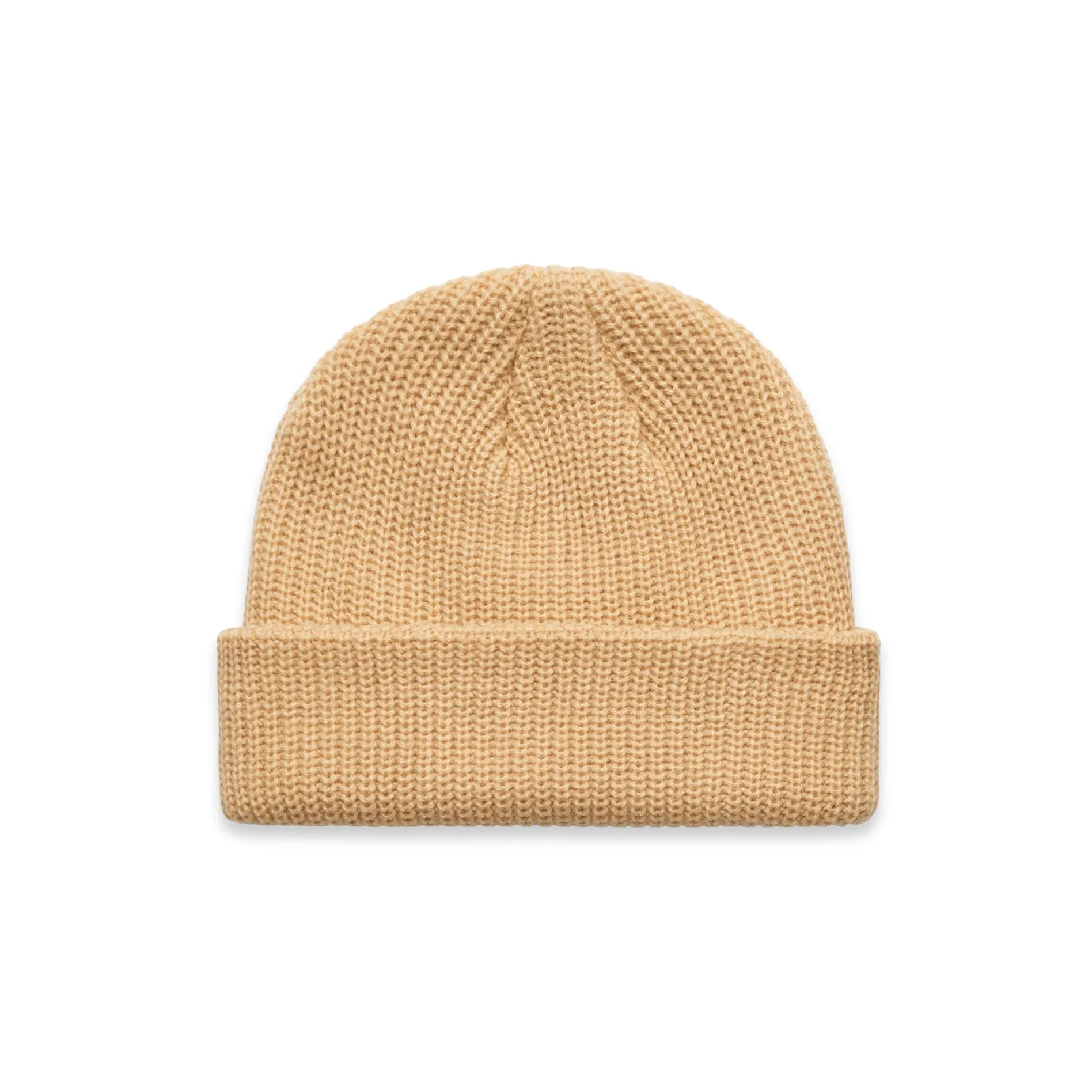 Ultimate Fitted Cuffed Beanie - Tan