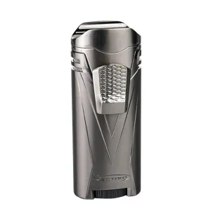 Vector - Ironquad - Quad Flame Torch Lighter - Gunmetal Satin