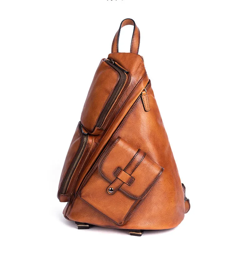 Vintage Women's Convertible Backpack Crossbody Sling Bag