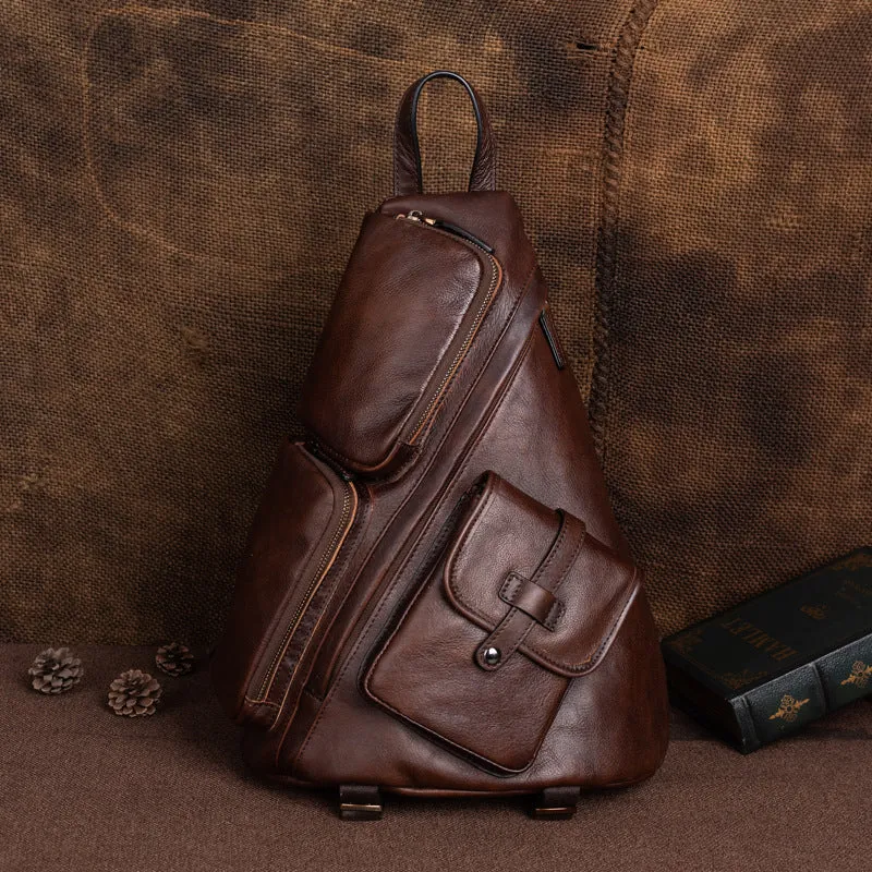 Vintage Women's Convertible Backpack Crossbody Sling Bag