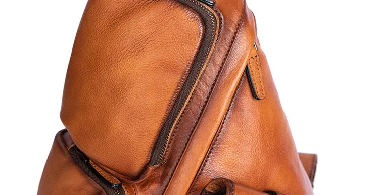 Vintage Women's Convertible Backpack Crossbody Sling Bag