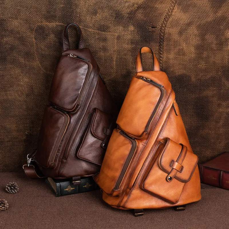 Vintage Women's Convertible Backpack Crossbody Sling Bag
