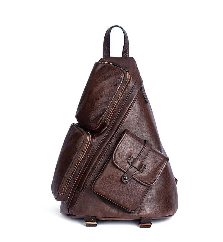 Vintage Women's Convertible Backpack Crossbody Sling Bag