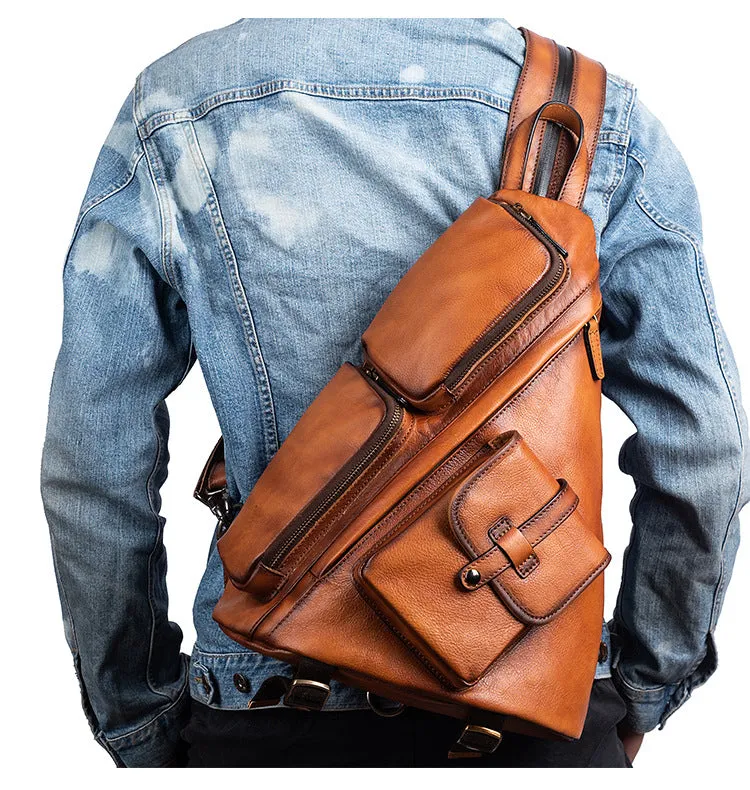 Vintage Women's Convertible Backpack Crossbody Sling Bag