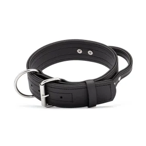 Viper Biothane Working Dog Collar   Built-in Handle - Stainless Steel Hardware