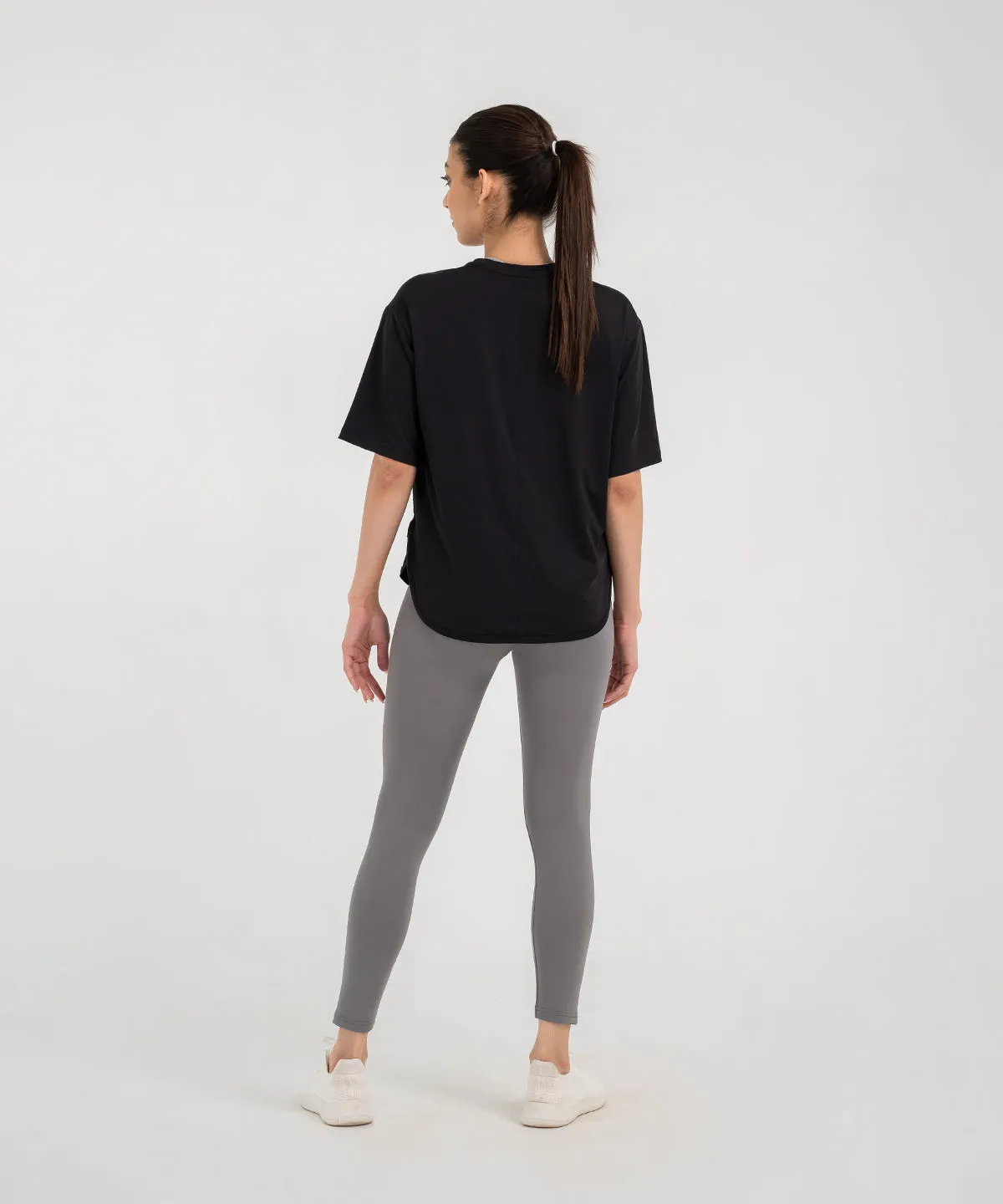 Women's B-Fit Oversized Round Hem Tee