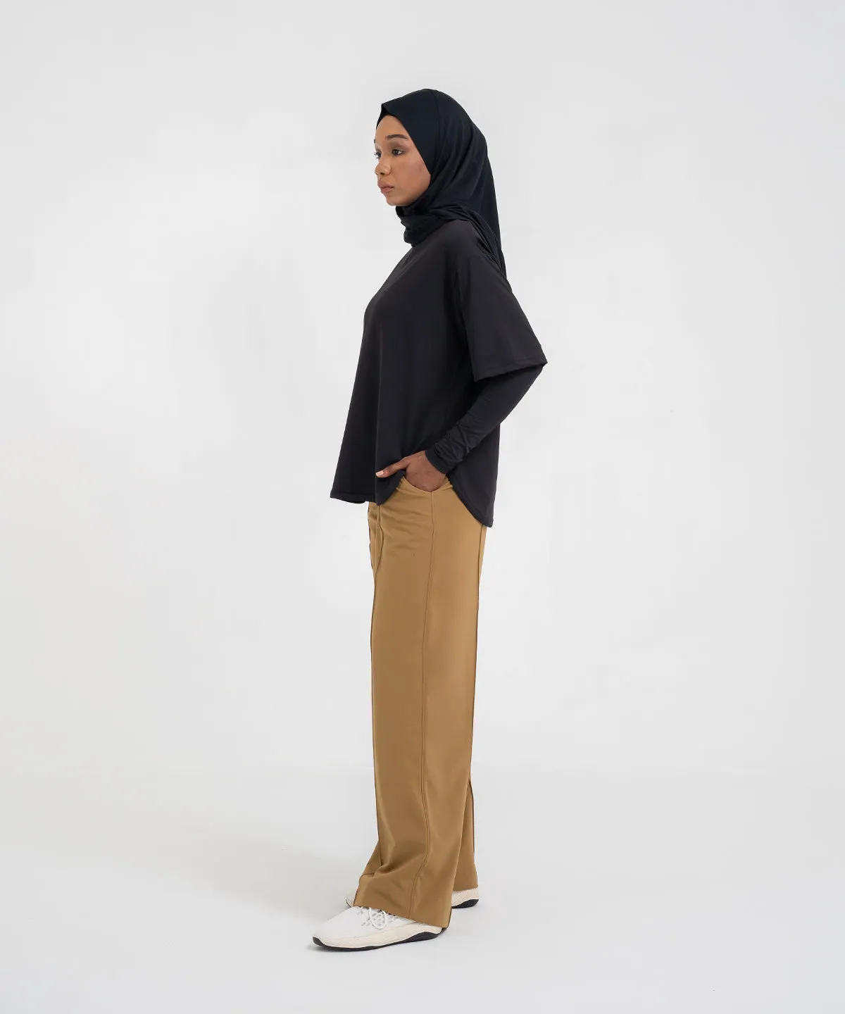 Women's B-Fit Oversized Round Hem Tee