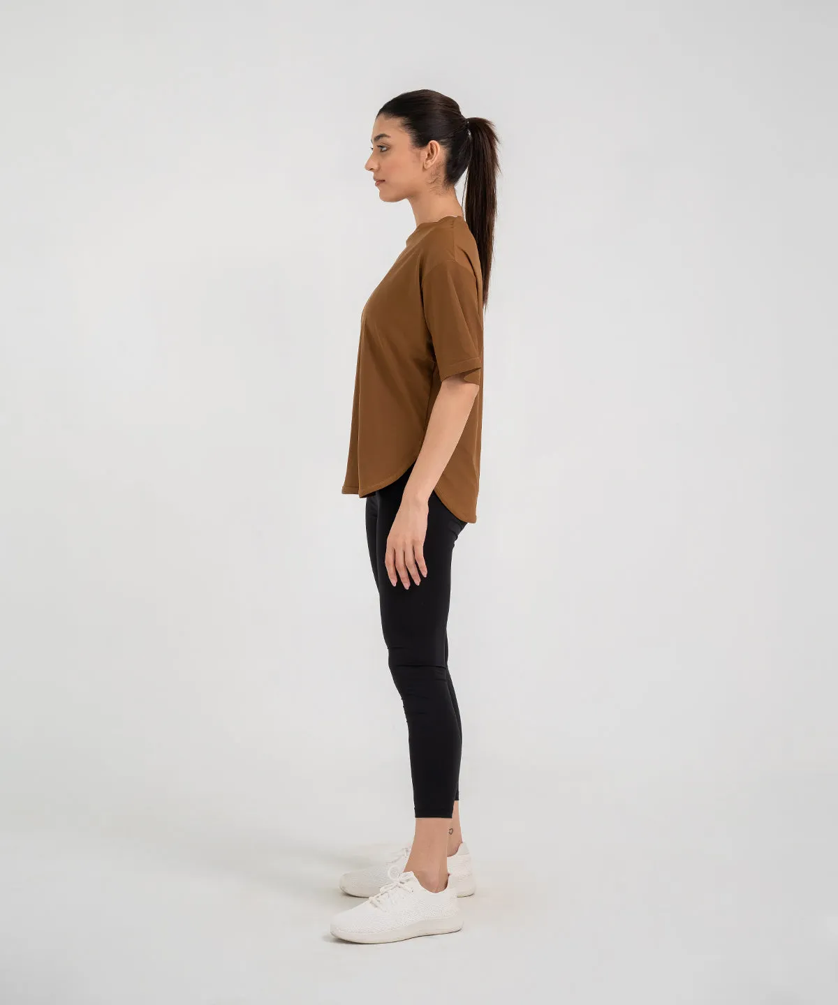 Women's B-Fit Oversized Round Hem Tee