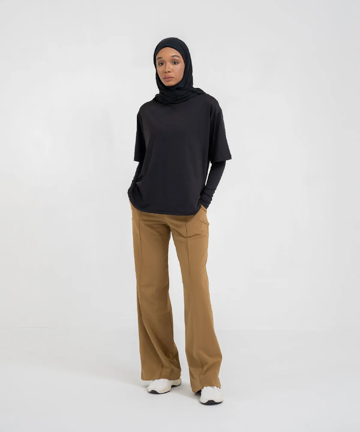 Women's B-Fit Oversized Round Hem Tee
