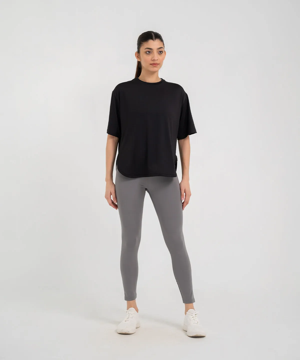 Women's B-Fit Oversized Round Hem Tee