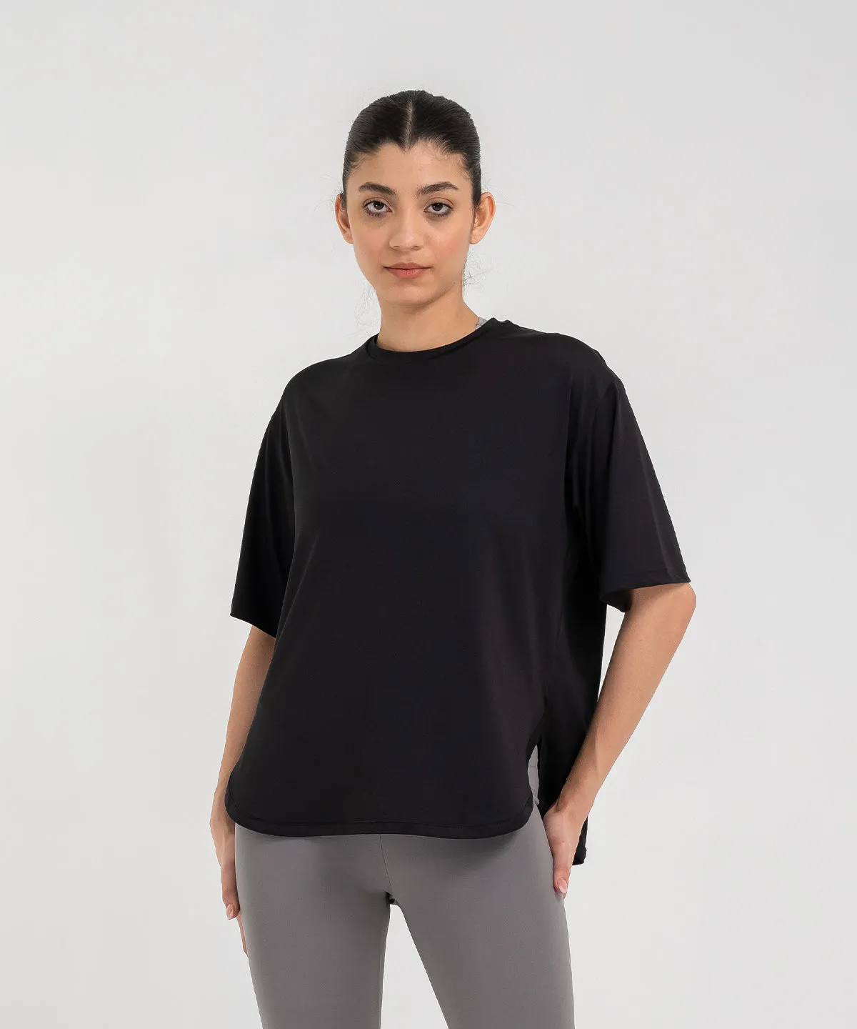 Women's B-Fit Oversized Round Hem Tee
