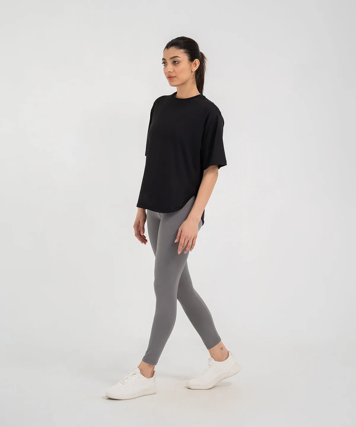 Women's B-Fit Oversized Round Hem Tee