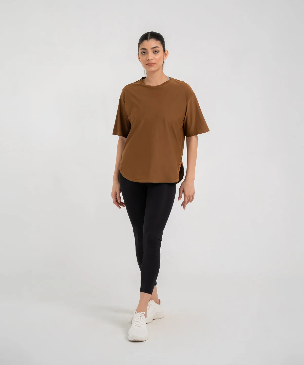Women's B-Fit Oversized Round Hem Tee