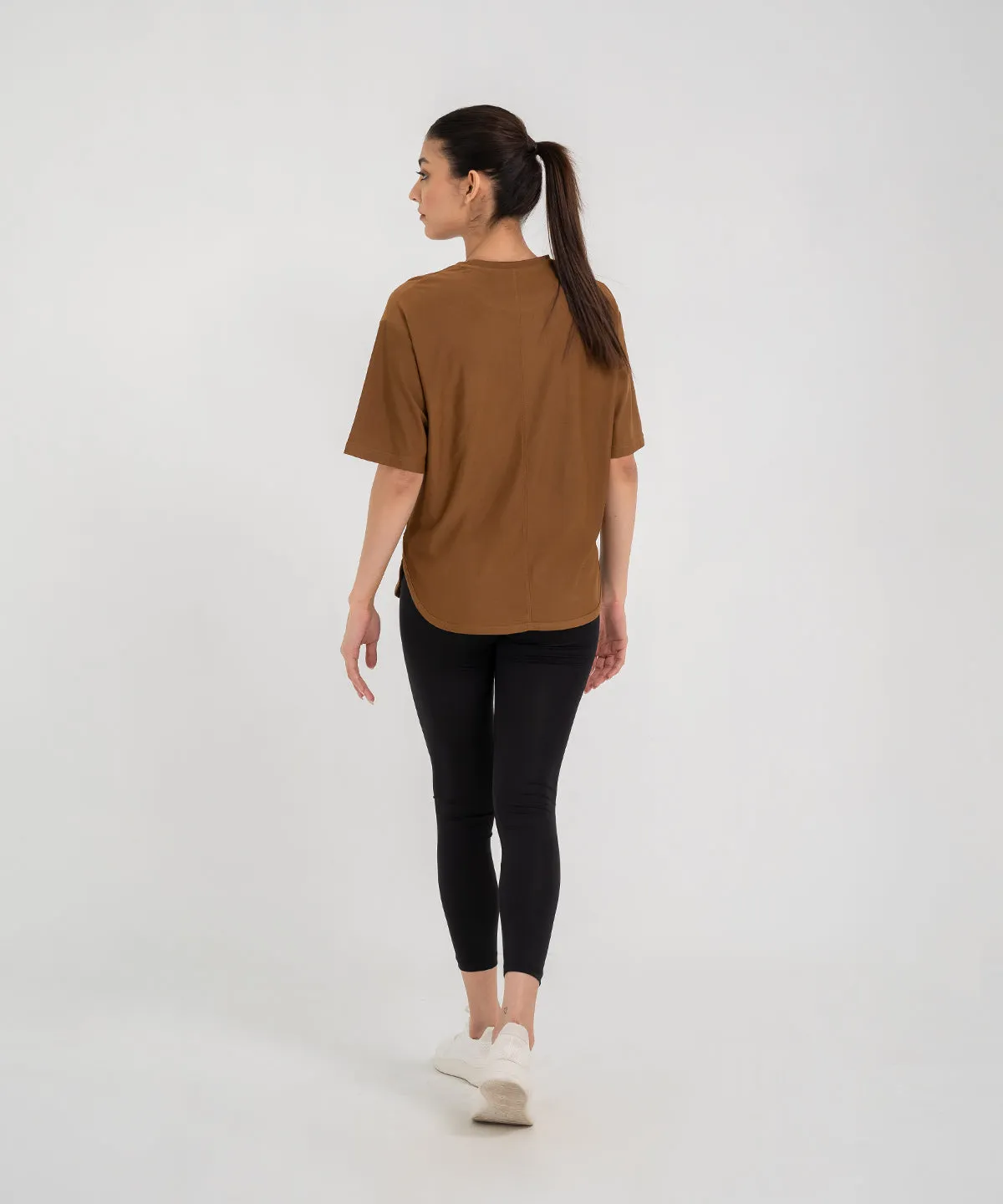 Women's B-Fit Oversized Round Hem Tee